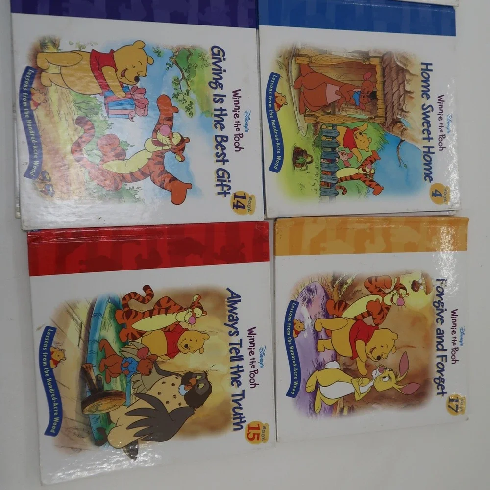 Lot of 8 Disney Winnie the Pooh Books Science Learning Hardcover 1,4,12,13,14,18